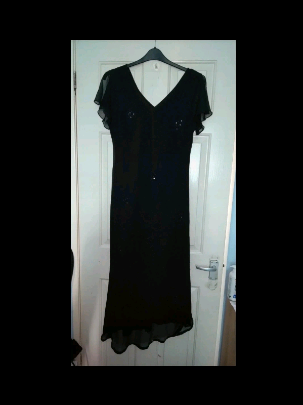 black sparkly dress size 18